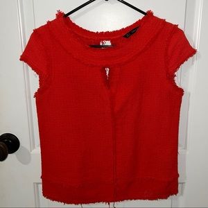 Cap Sleeve Cut Out Top